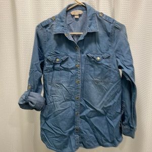 Michael Kors denim shirt.
